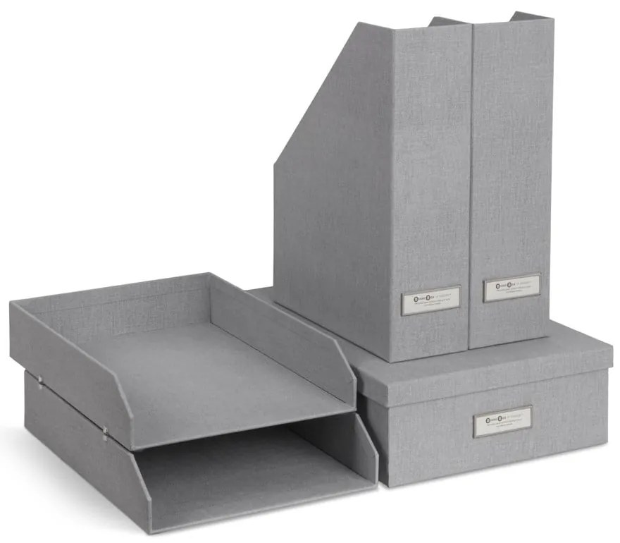 Karton rendszerező szett dokumentumokhoz 5 db-os Holger – Bigso Box of Sweden