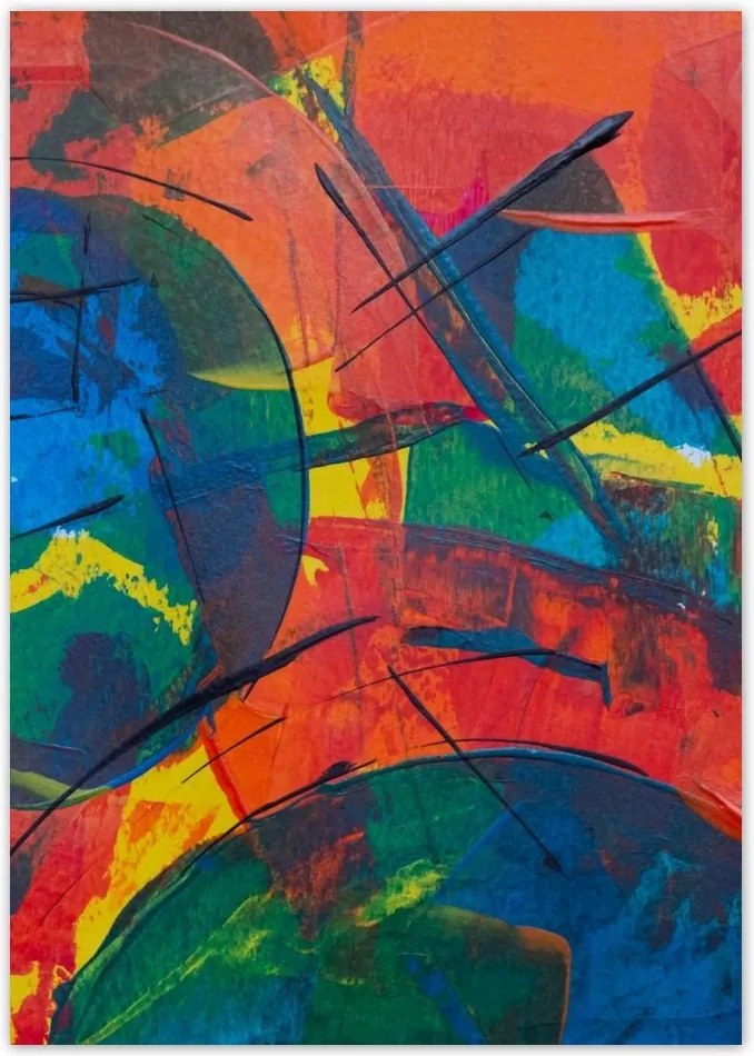 Poszterek A4 Pion Absztrakt Sandy