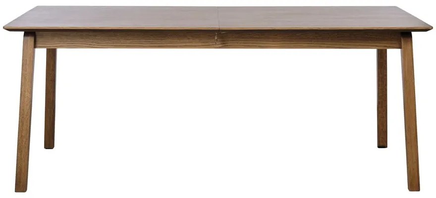 Bővíthető étkezőasztal tölgyfa dekoros asztallappal 95x190 cm Baro – Unique Furniture