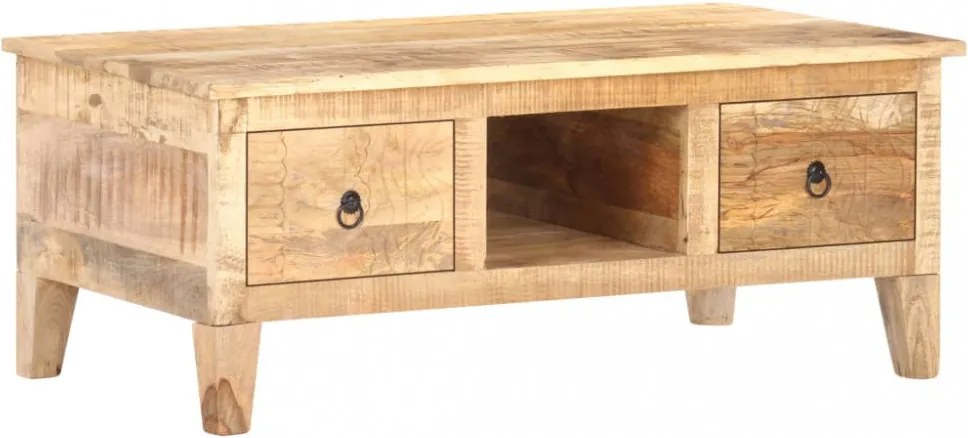 Nyers mangófa dohányzóasztal 100 x 55 x 40 cm