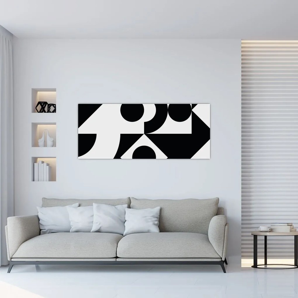 Kép - Geometriai absztrakció N⁰1 (120x50 cm)