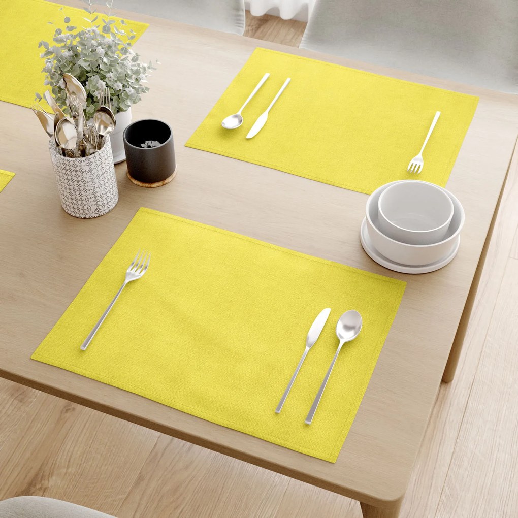 Goldea malaga reggeliző alátét - lime színű - 2 db 30 x 40 cm