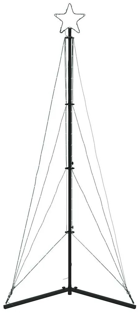 kék LED karácsonyfa 363 LED 182 cm
