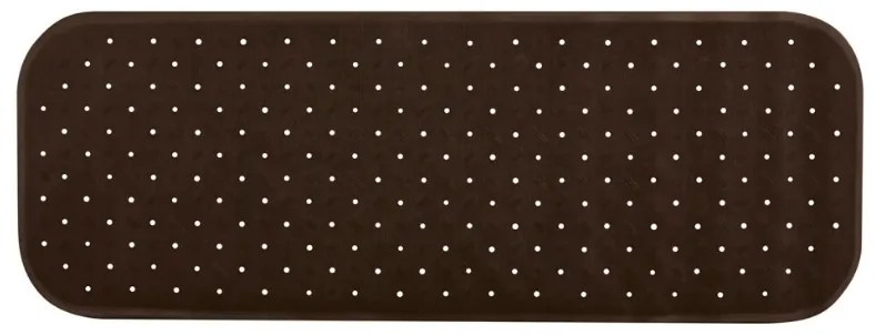 Spirella CLASS Premium csúszásgátló fürdőkádalátét, barna, 36 x 97 cm