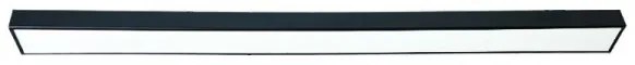 LED Mennyezeti lámpa LED/32W/230V 4000K 120x7 cm fekete