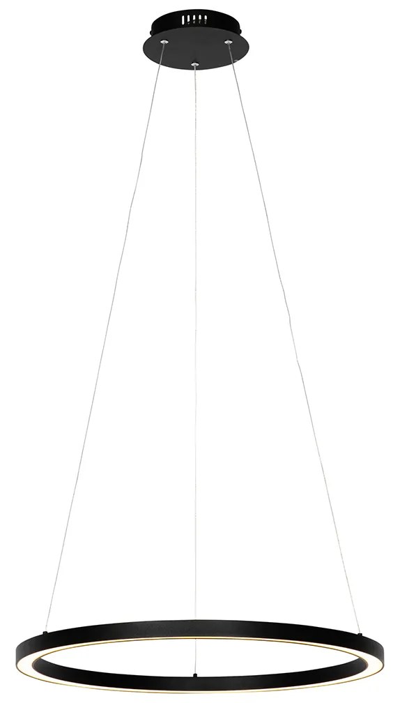 Lógólámpa fekete 60 cm beépített LED-del, 3 fokozatban szabályozható - Girello