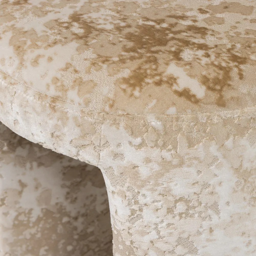 Bézs kárpitozott ülőke Charlie – WOOOD