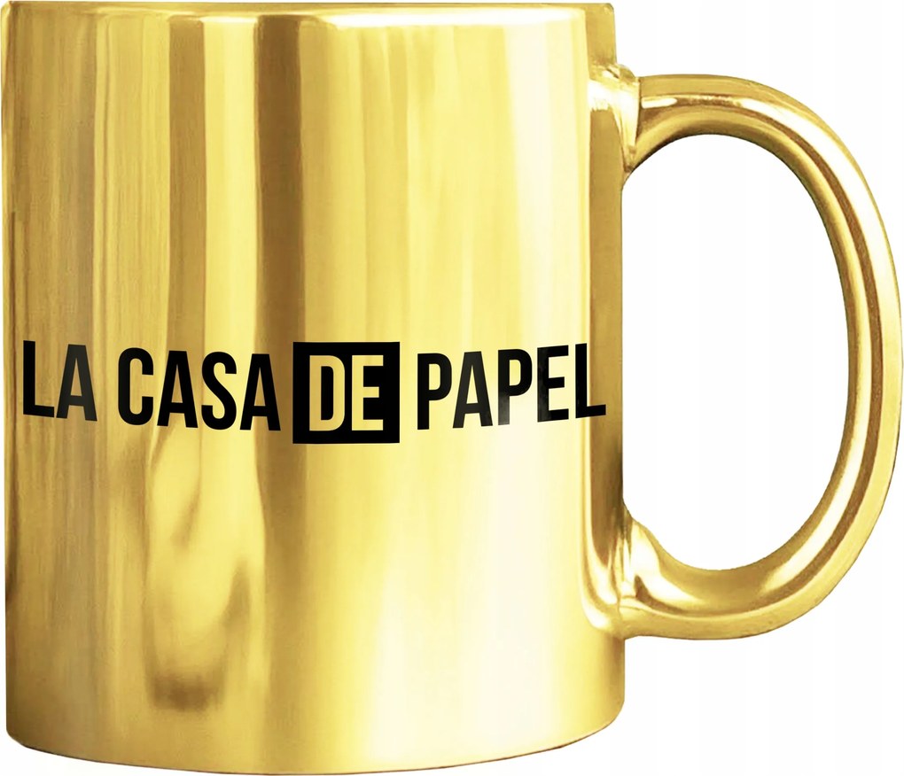 Bögre Arany La Casa De Papel Szuper Nyomtatás A Papír Ház Kedvelőinek