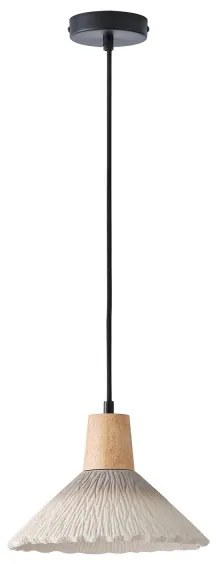 Csillár zsinóron 1xE27/15W/230V krémes