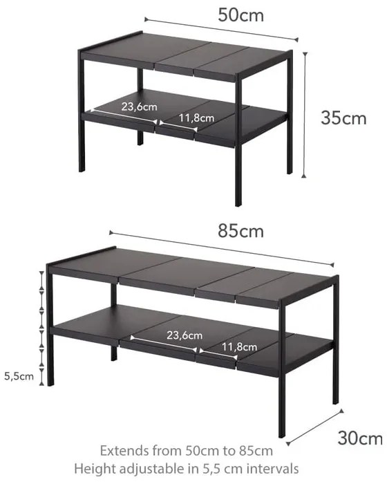 Fém kiegészítő polc Tower – YAMAZAKI
