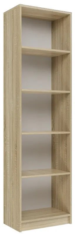 R50 polcos szekrény, könyvtartó, sonoma