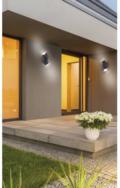 Paul Neuhaus 9722-13 - LED Kültéri fali lámpa RYAN 2xLED/5W/230V IP54