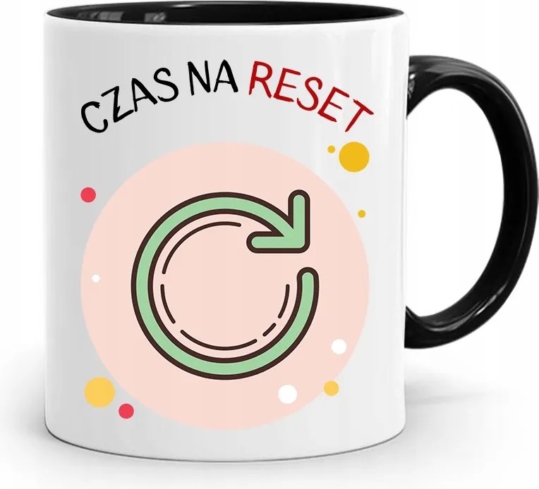 Bögre Fekete Informatika Programozó Idő Reset nyomtatott fényképpel