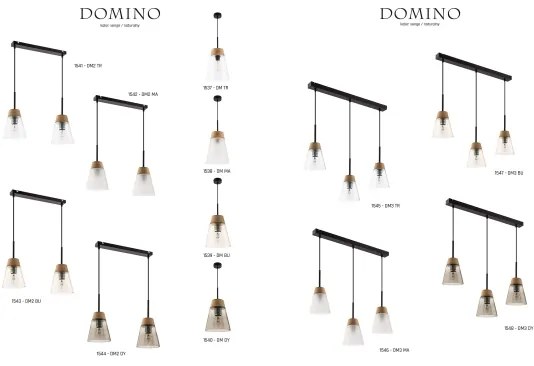 Jupiter 1541 - DM 2 TR - Függeszték DOMINO 2xE27/60W
