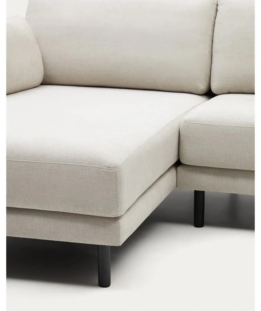 Krémszínű sarokkanapé Gilma – Kave Home