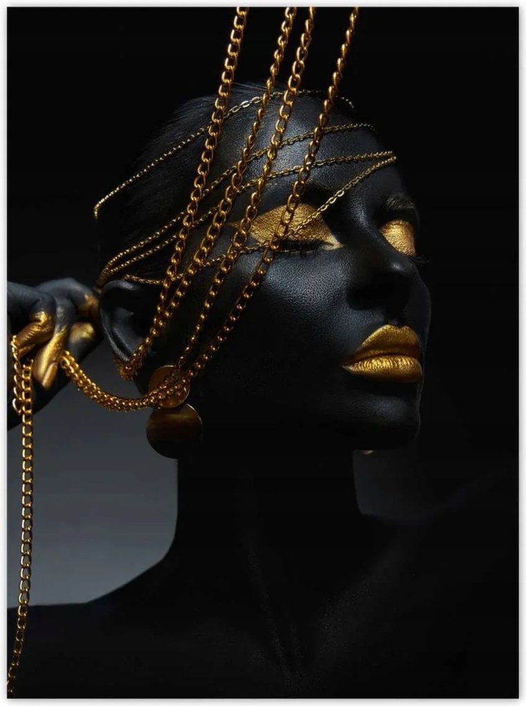 Poszterek 100x135 Arany ékszerek a kézben