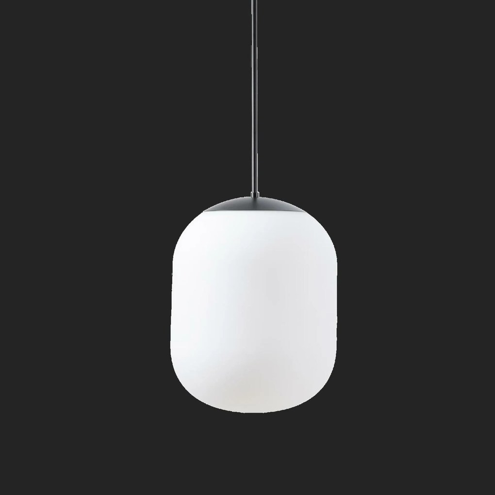 Osmont 62254 Tania P1 Hp függesztett üveglámpa fekete fehér IP40 3000 K