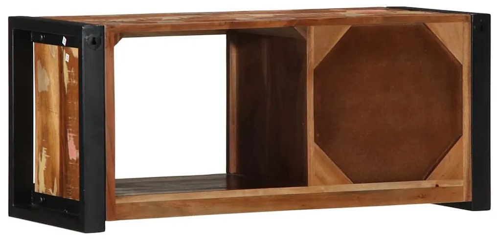 TV szekrény 80x30x35 cm tömörfa, újrahasznosított fa