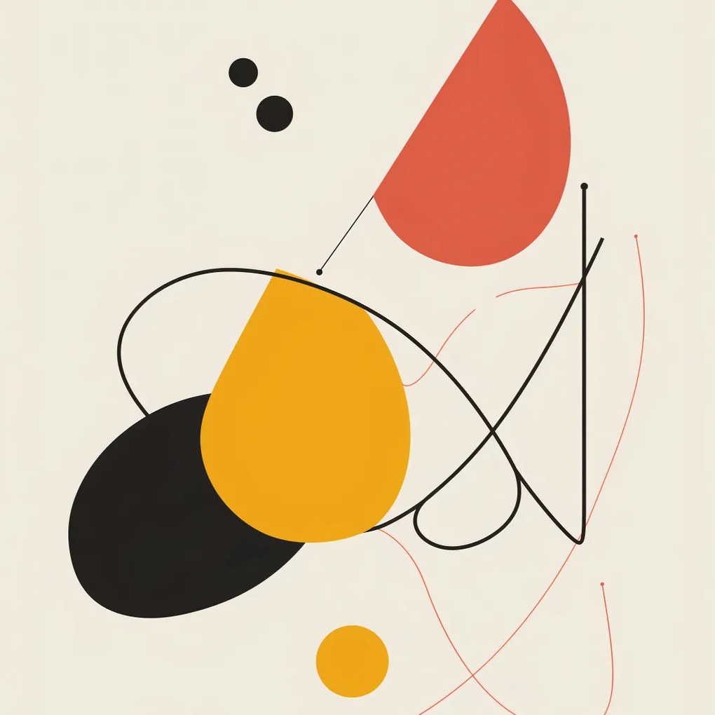 Poszter 50x50cm Rapszódia Alakzatok