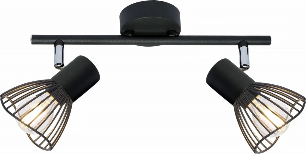 Candellux Fly 92-61898 Mennyezeti lámpa 2xE14 fekete fém IP20