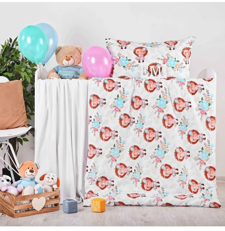 EMI Moncsicsi gyermek pamut ágyneműhuzat, Gyerekgarnitúra 90x130 + 45x65