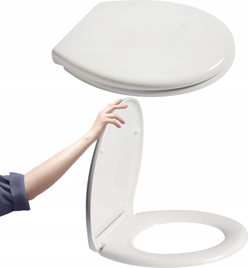 Wc-ülőke Szabadon Ereszkedő Univerzális Cersanit Kerék Kihúzható Wc-ülőke