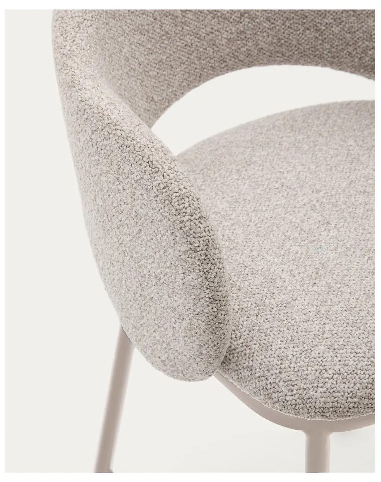 Elefántcsont színű bárszék (ülésmagasság 65 cm) Maina – Kave Home