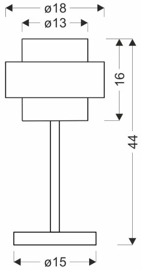 Asztali lámpa SPIEGA 1xE27/60W/230V arany/fekete