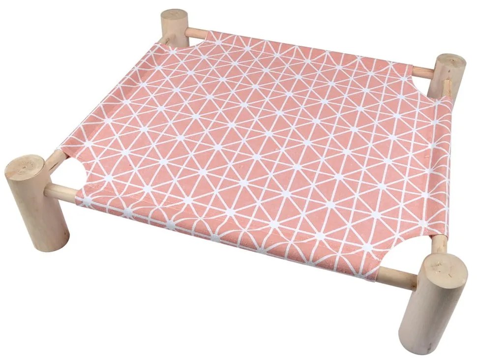 Rózsaszín fekhely kisállatoknak 48x53 cm – Love Story