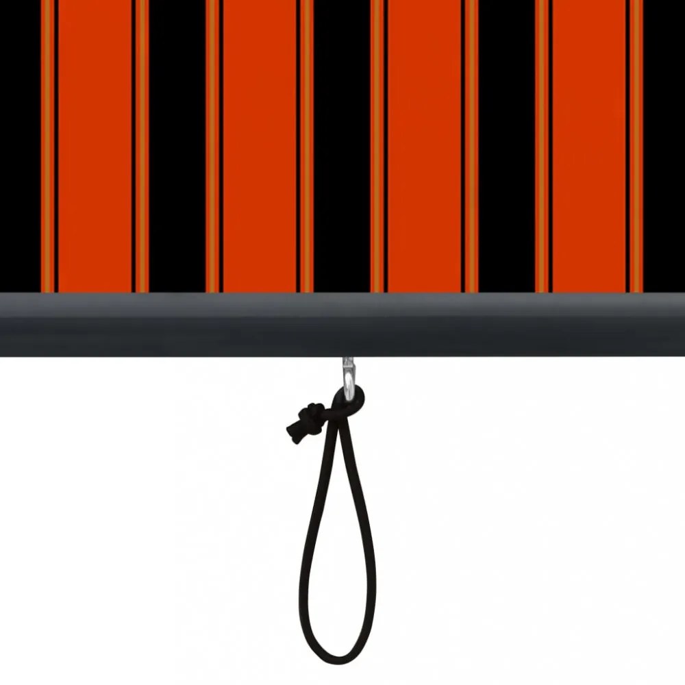 narancssárga és barna kültéri roló 100 x 250 cm