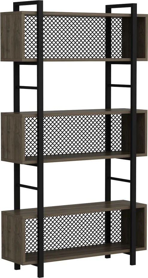 Still könyvespolc, dió, 90×25 cm
