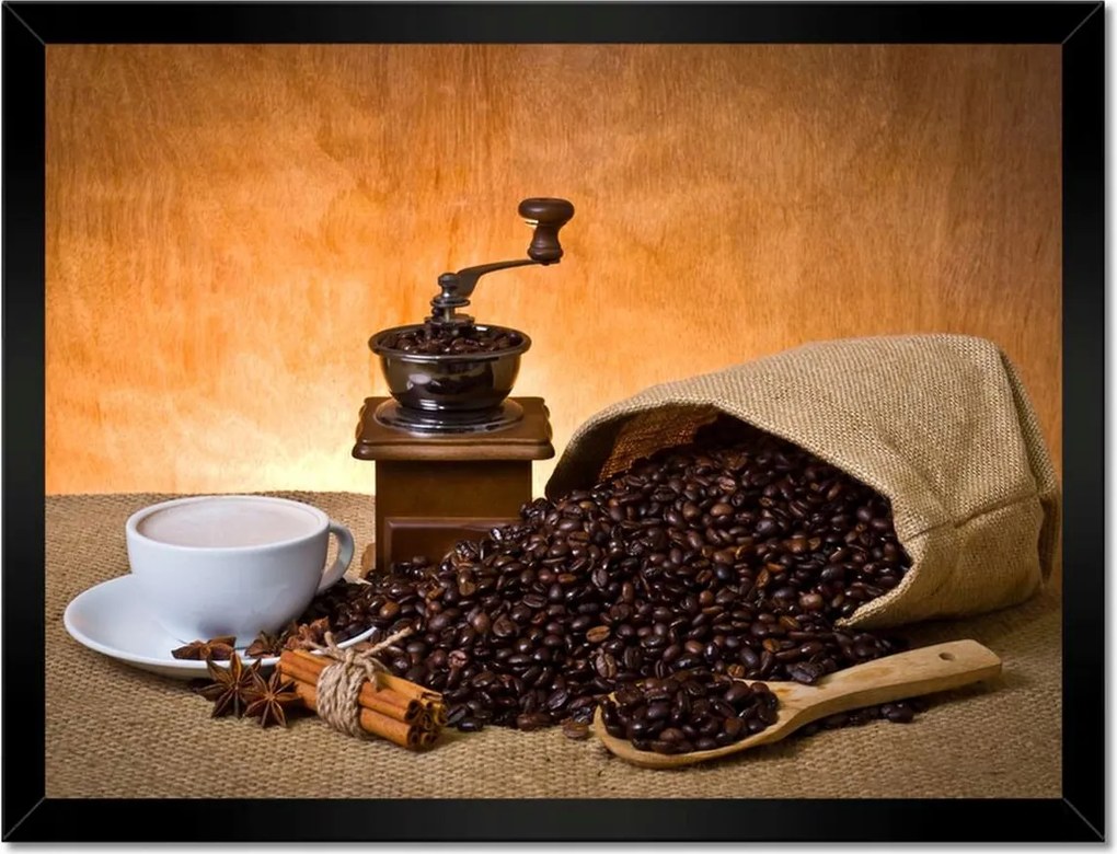 Poszterek keretben 40x30 szemes kávé