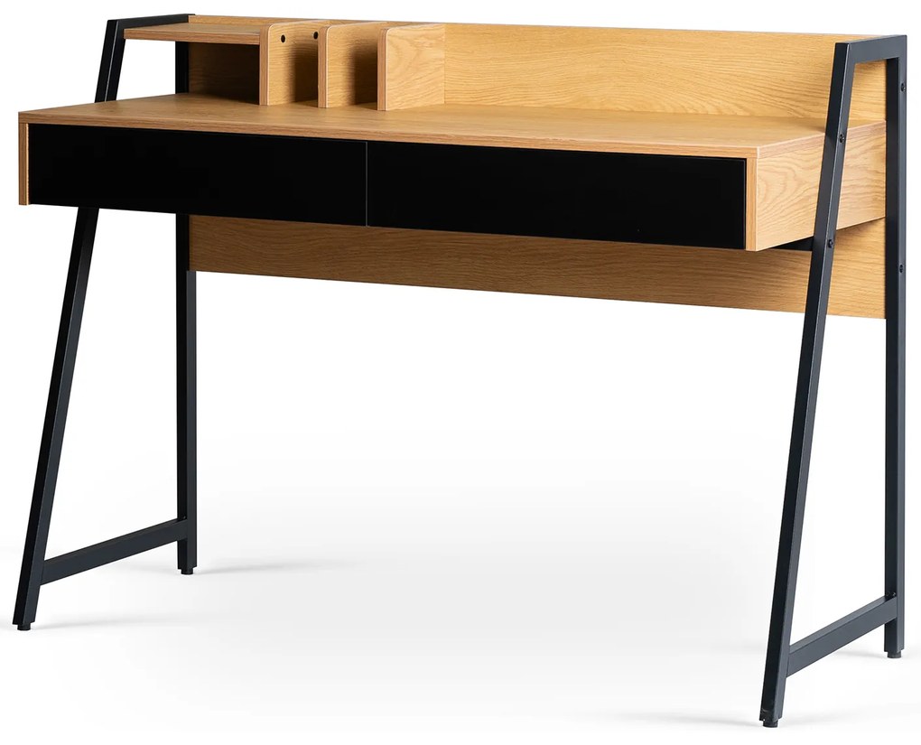 Cass íróasztal 120 cm barna