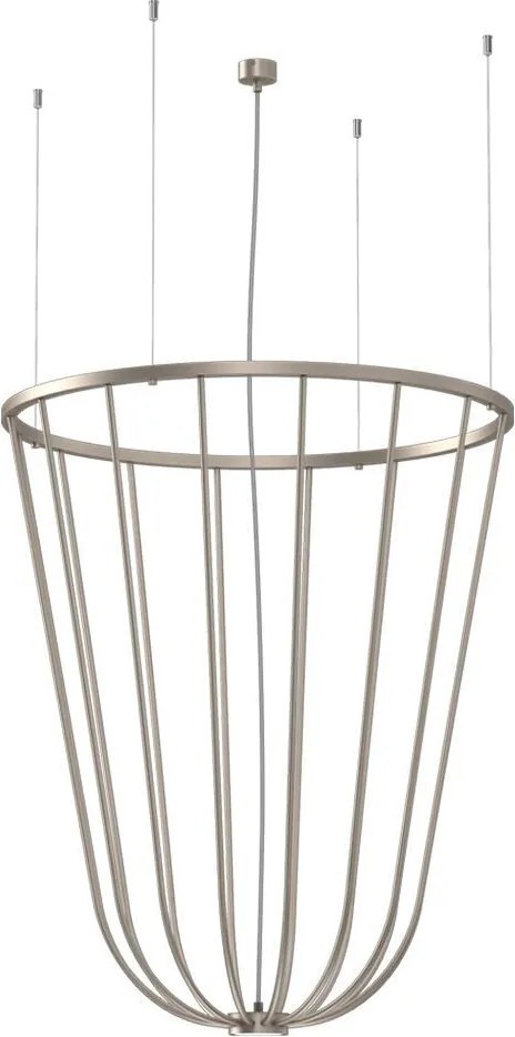 ANTIGO 5144 MOON Modern Led Függesztett Lámpa Ezüst GX53 IP20