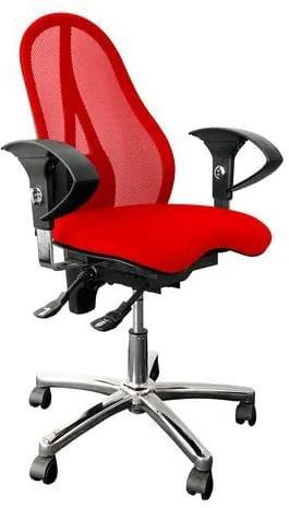 Topstar  Sitness 15 irodai szék, piros%