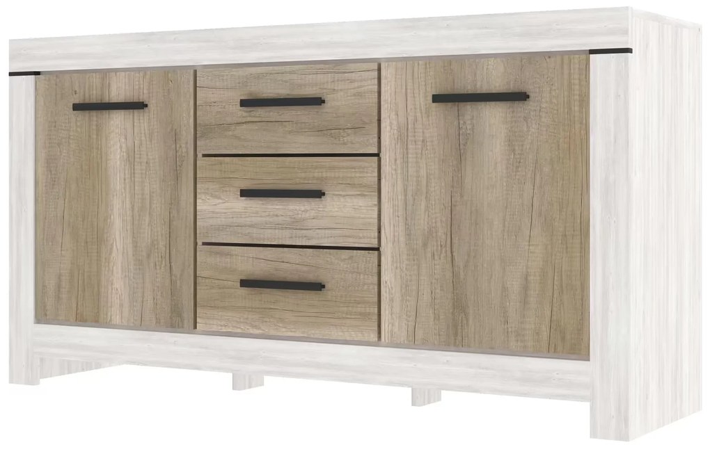 Komód Bloquearon 1 (canyon fenyő + karabela tölgy) . Akció -20%. 1116765