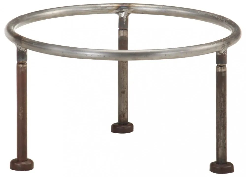 színes rusztikus vas tűztál Ø 40 cm