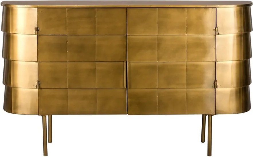 Aranyszínű fém komód 117x70x26 cm Hanna – Dutchbone