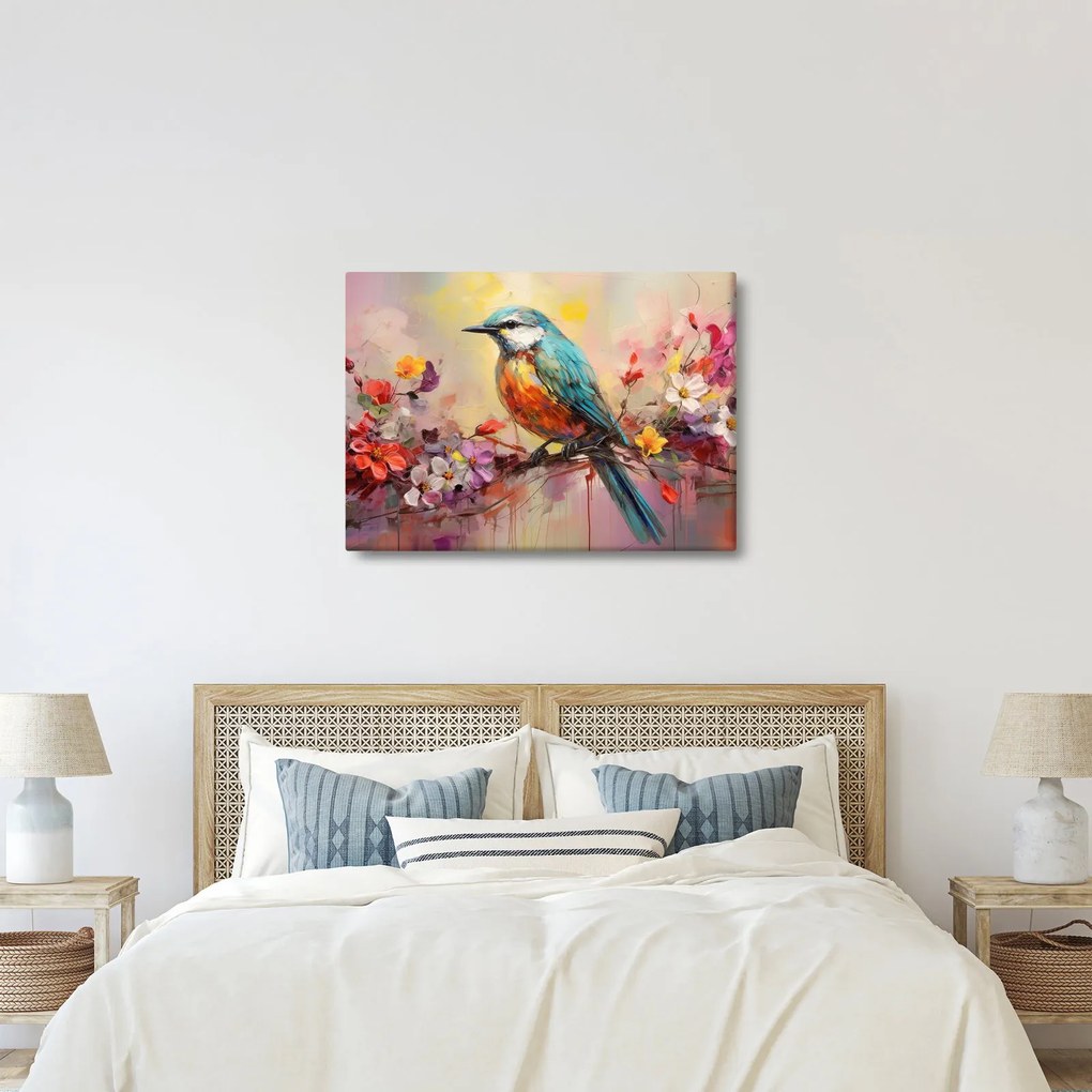Kép - Egy madár festménye (70x50 cm)