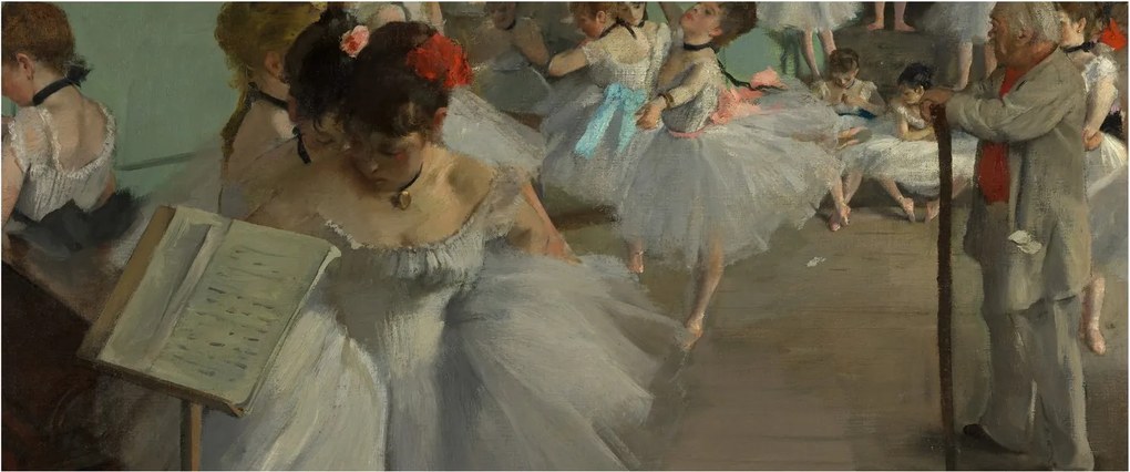 Kép - Edgar Degas, The Dance Class, reprodukciók (120x50 cm)