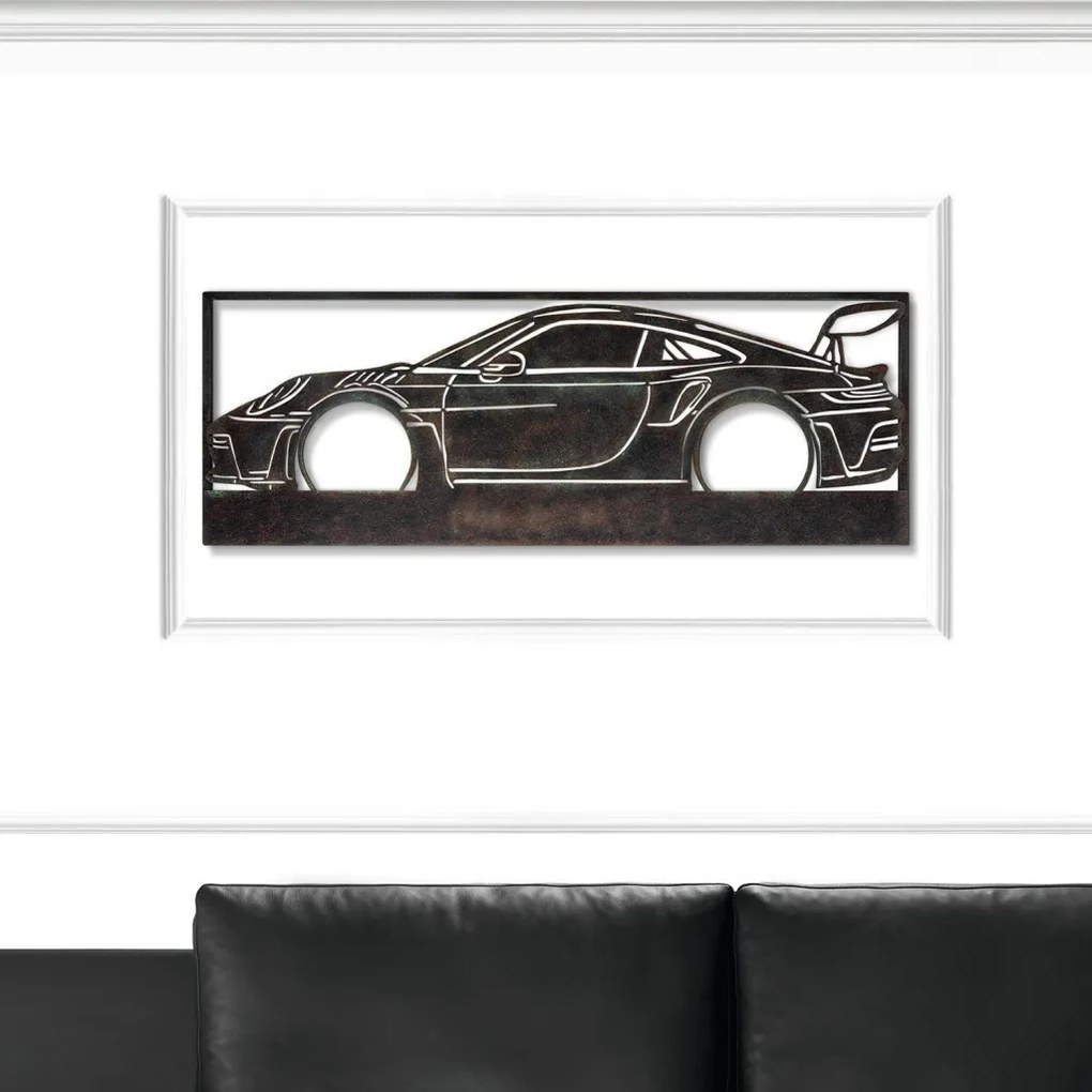 Street fém faldekoráció, 32×90 cm