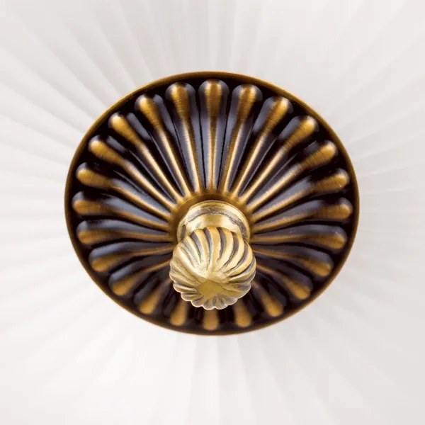 Orion DL 7-522/31 - Mennyezeti lámpa ROCCA 2xE27/60W/230V átm. 31 cm bronz/fehér