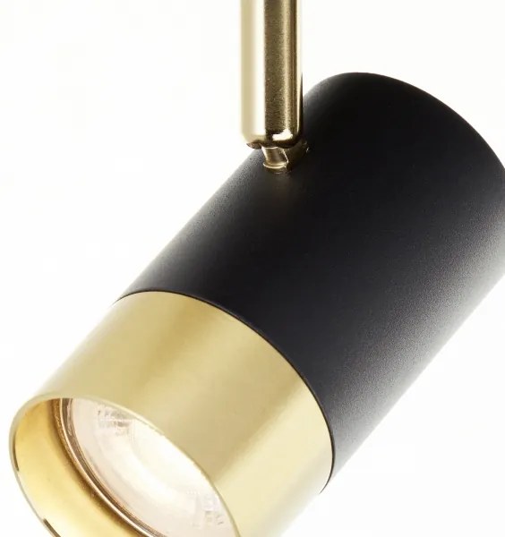 Brilliant - LED spotlámpa VIGOLO 2xGU10/5W/230V fekete/arany