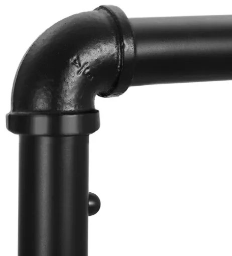 LINEA mobil álló ruhafogas, barna/fekete