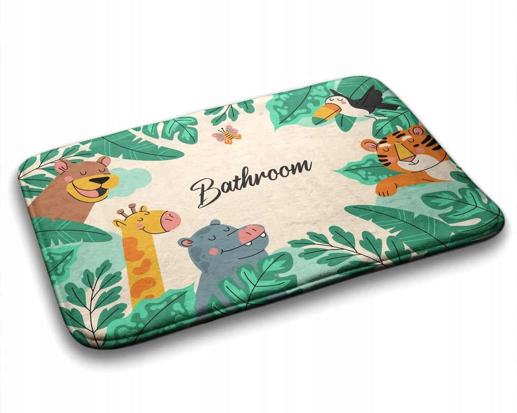 Fürdőszobaszőnyeg Állatok Safari 75x45 cm