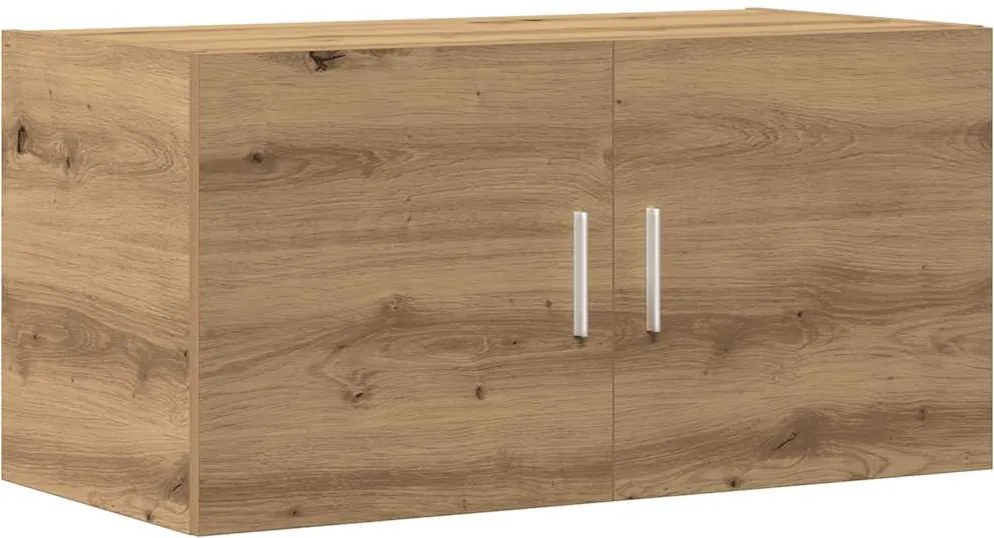 vidaXL kézműves tölgy színű szerelt fa faliszekrény 80 x 39 x 40 cm