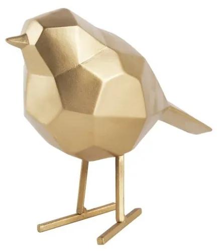 Bird Small Statue aranyszínű dekorációs szobor - PT LIVING