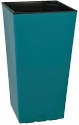 Elise türkiz matt kültéri kaspó, magasság 46 cm - Gardenico