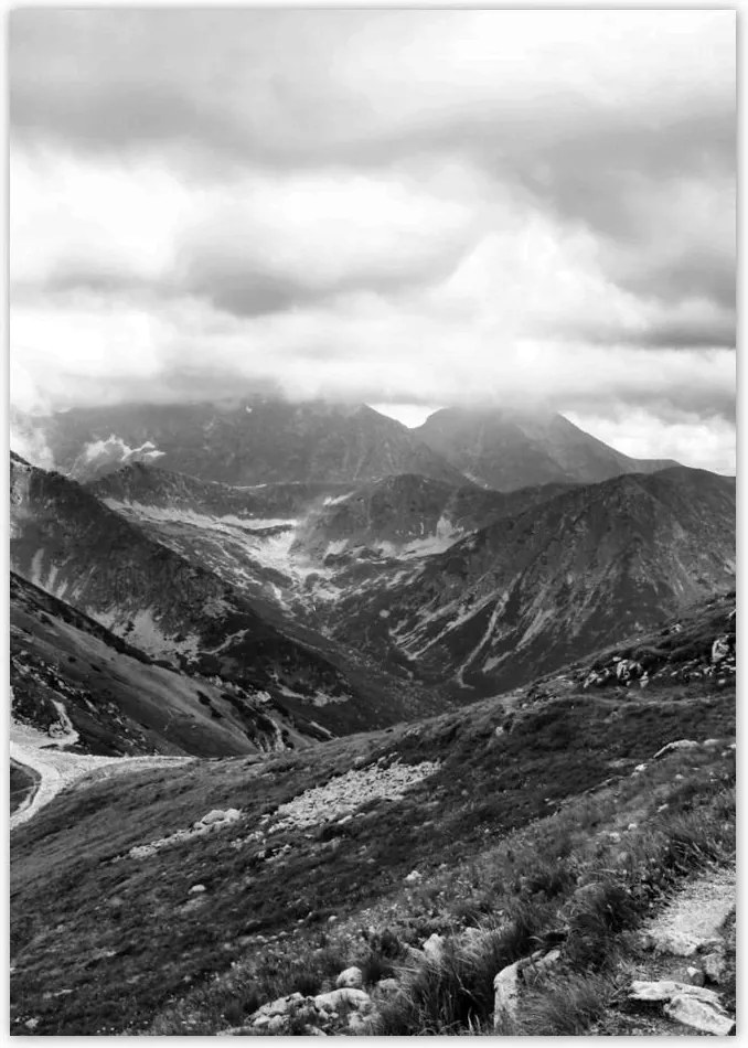 Poszterek A4 Pion Tátra Lengyel hegyek Kilátás