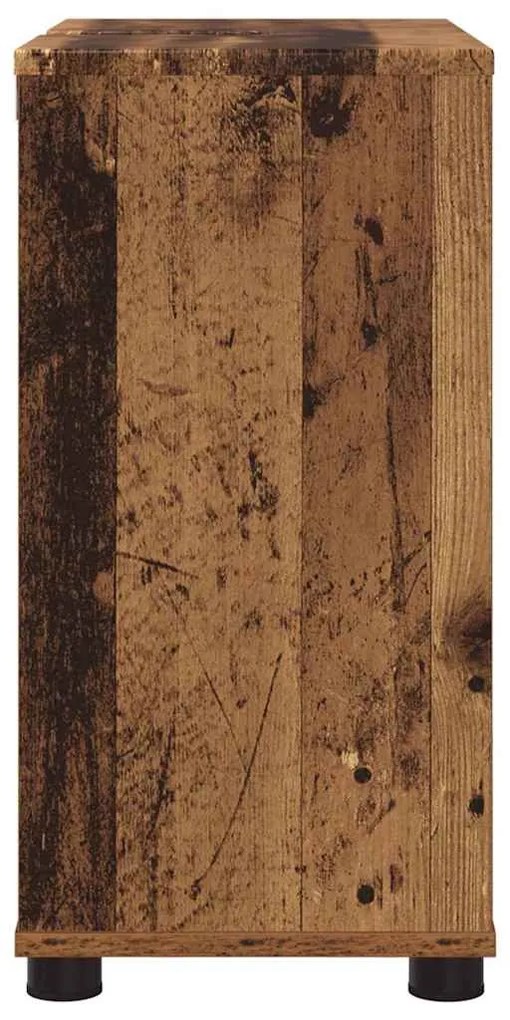 Fürdőszoba mosdószekrény Öreg fa 60 x 30 x 60 cm Faanyag